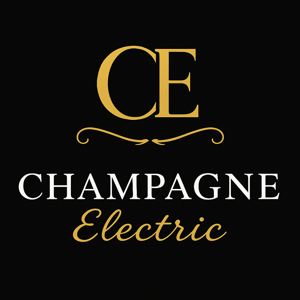Champagne Electric.  Logo